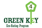 Green Key Eco-Rating program in dark & light green logo